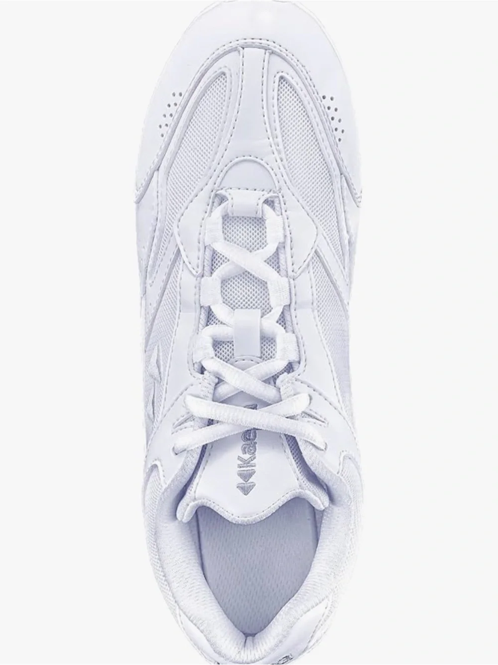 Women’s White Athletic Sneakers with Supportive Mesh Upper